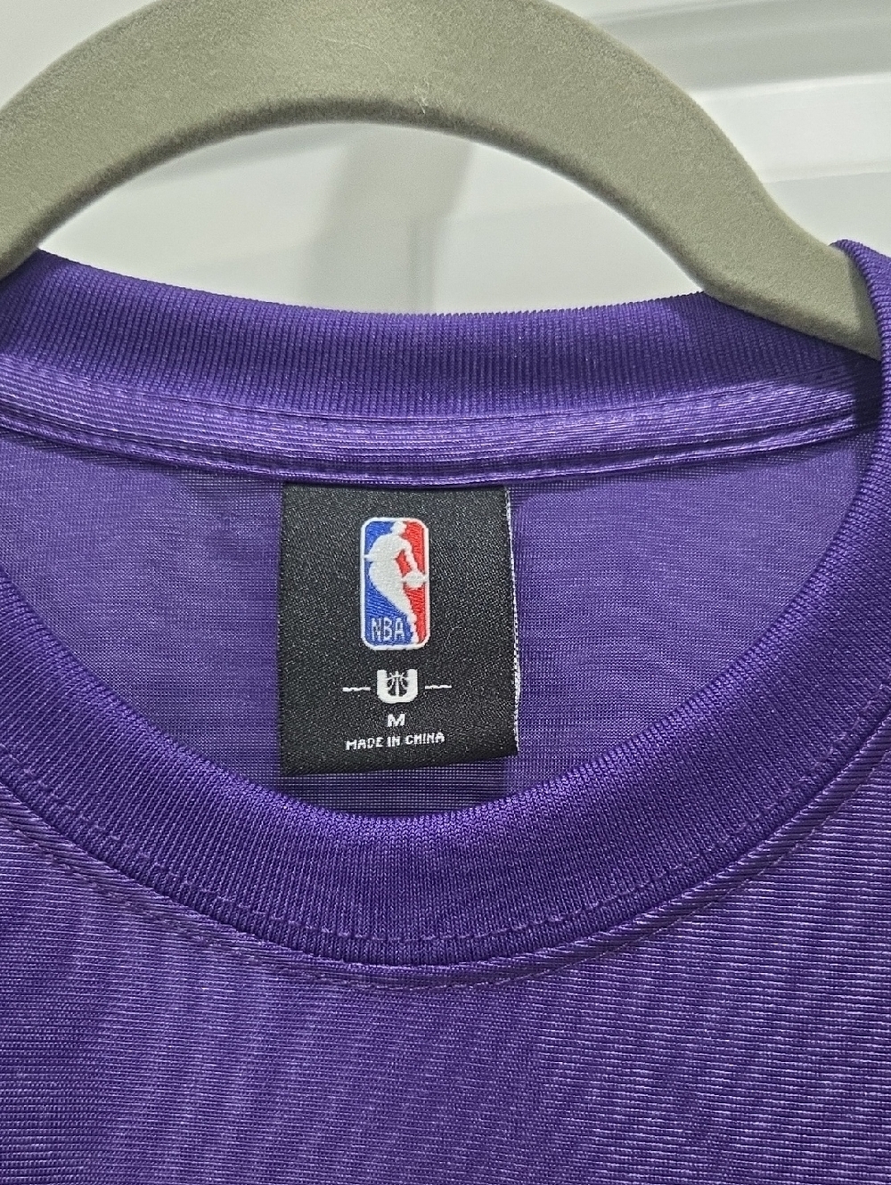 NBA Los Angeles Lakers Sequin Vantage Crop Jersey, Medium - Picture 2 of 5